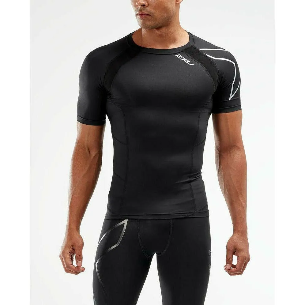 2XU Mens Core Compression Short Sleeve Top