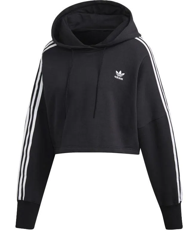 Adidas Originals Womens Cropped Hoodie Black White