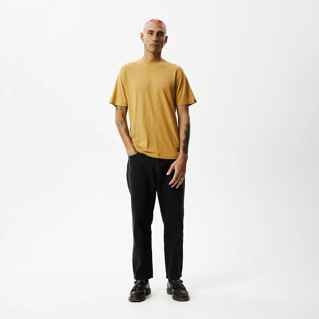 AFENDS Mens Classic - Retro Tee - Mustard