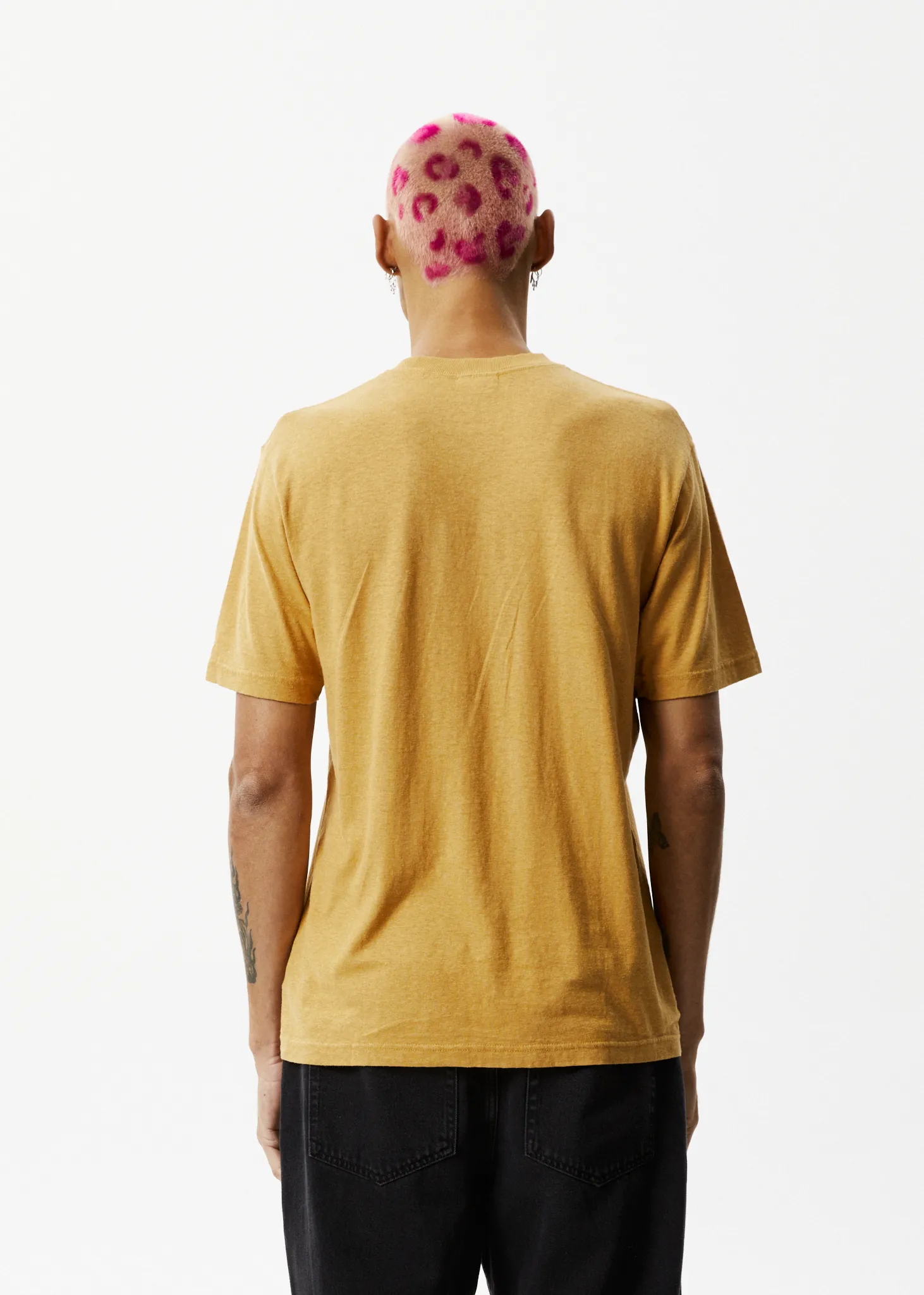 AFENDS Mens Classic - Retro Tee - Mustard