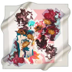 Aker Mae Floral Silk Scarf No. 71