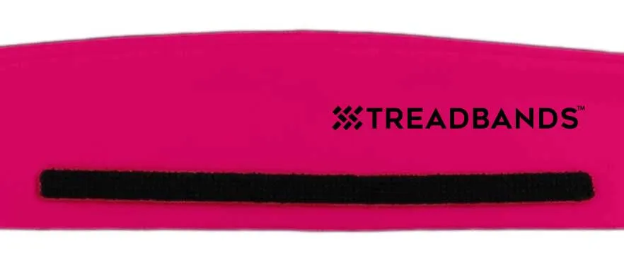 All-Season Contoured Headband - Solid Neon Pink