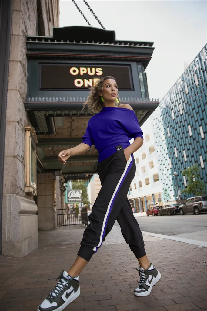 Baltimore Ravens Striped Jogger