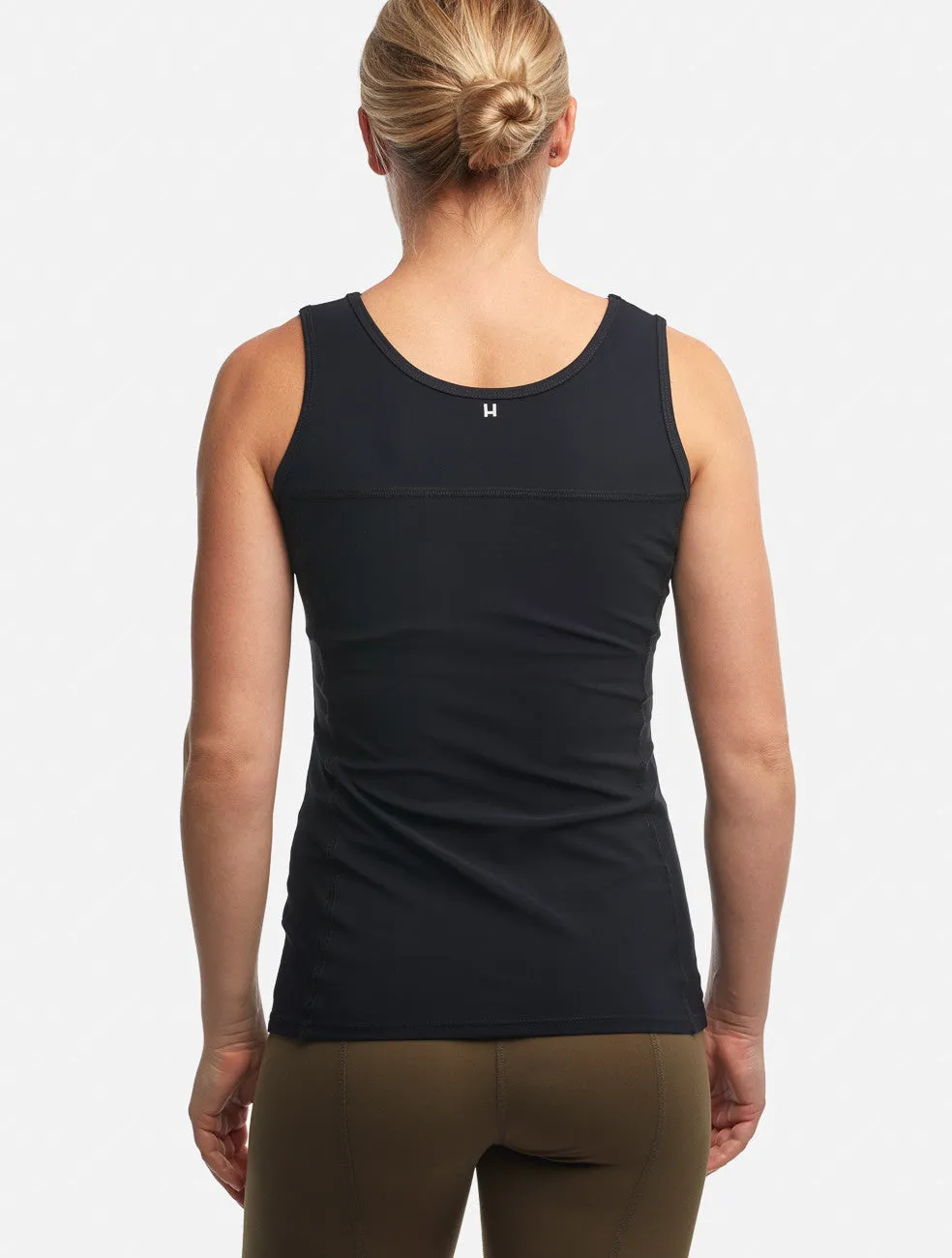 Black Contour Tank