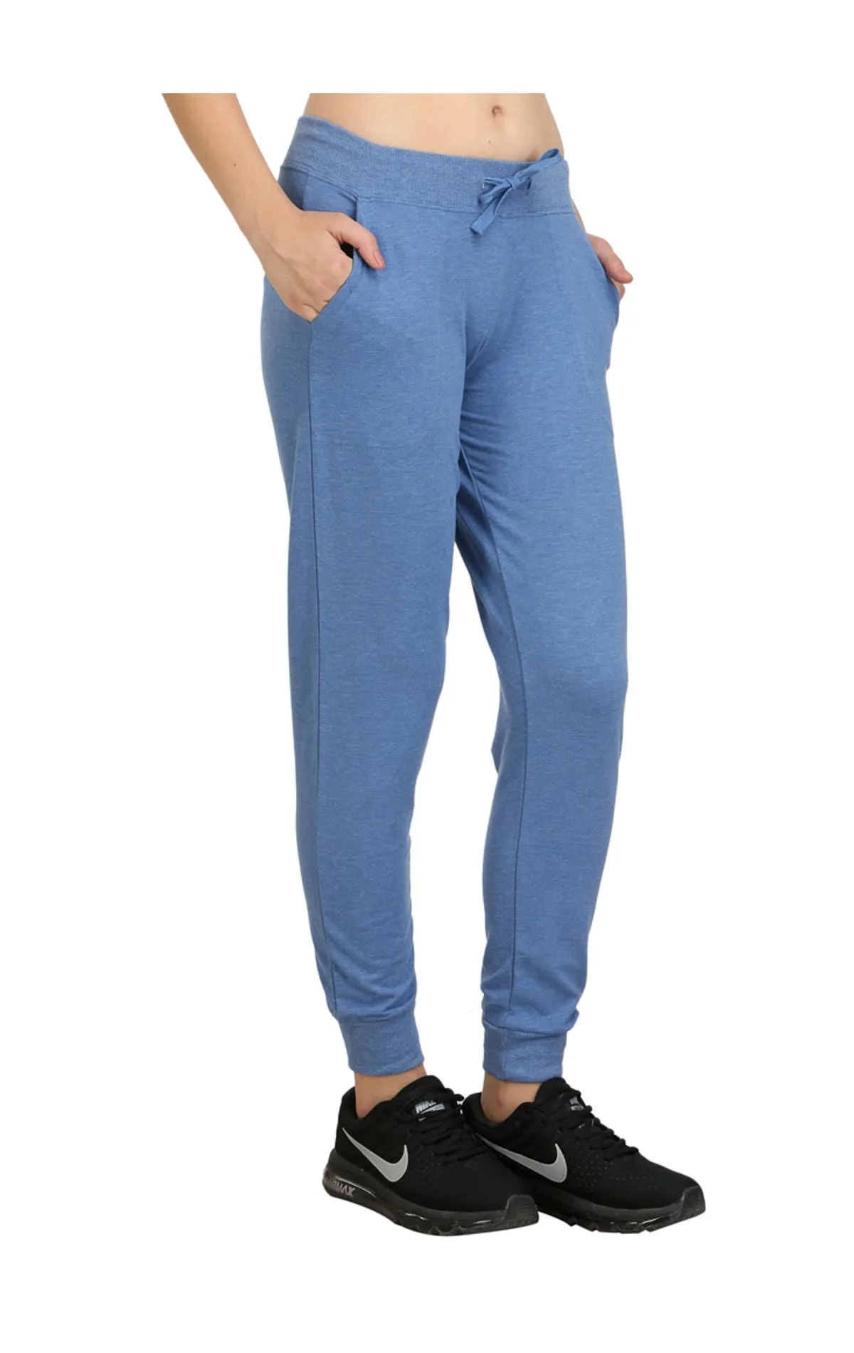 Bodyactive Women Blue Trackpant-LL7-BLU