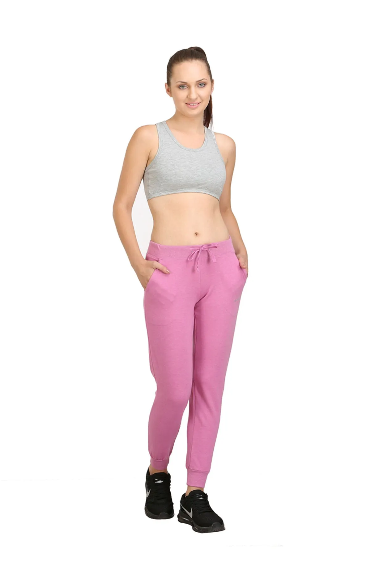 Bodyactive Women Pink Trackpant-LL7-PIN