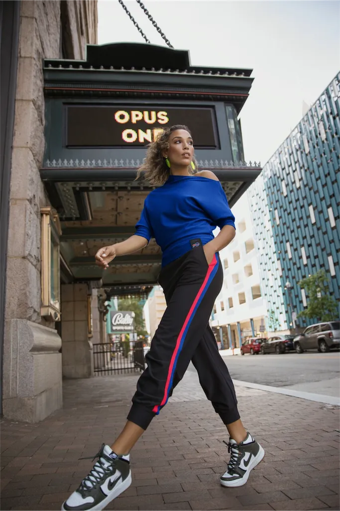 Buffalo Bills Striped Jogger