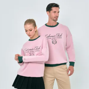 CAKENIS CLUB CLUBHOUSE UNISEX JUMPER IN LIGHT PINK