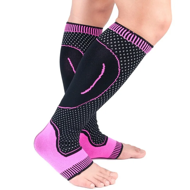 Calf knitted breathable compression socks