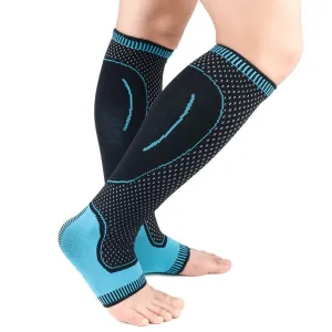 Calf knitted breathable compression socks