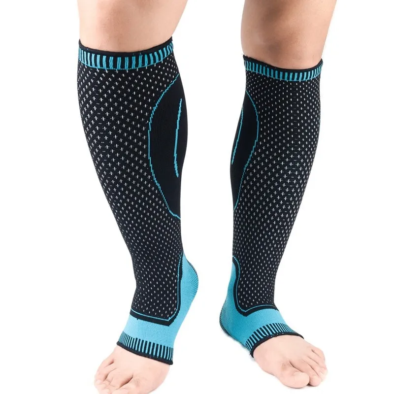 Calf knitted breathable compression socks