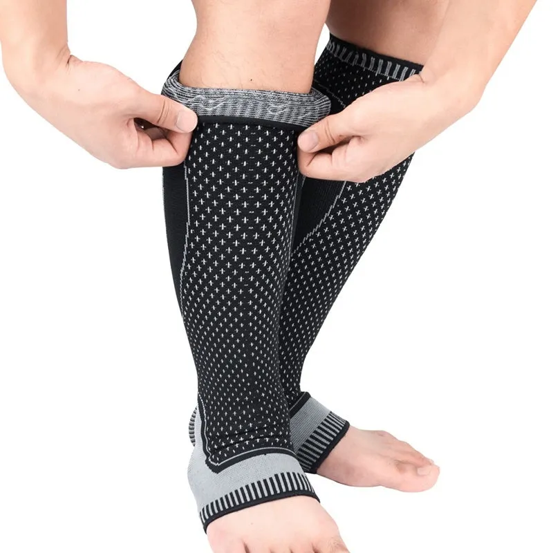 Calf knitted breathable compression socks