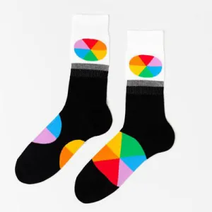 Color Wheel Crew Socks - Men's