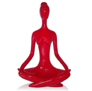 Creative and Abstract Beauty Yoga Figures and Figurines,Yoga Girl/Woman Statues Sculptures Modern Home Desktop Decoration 13.8" inches Tall