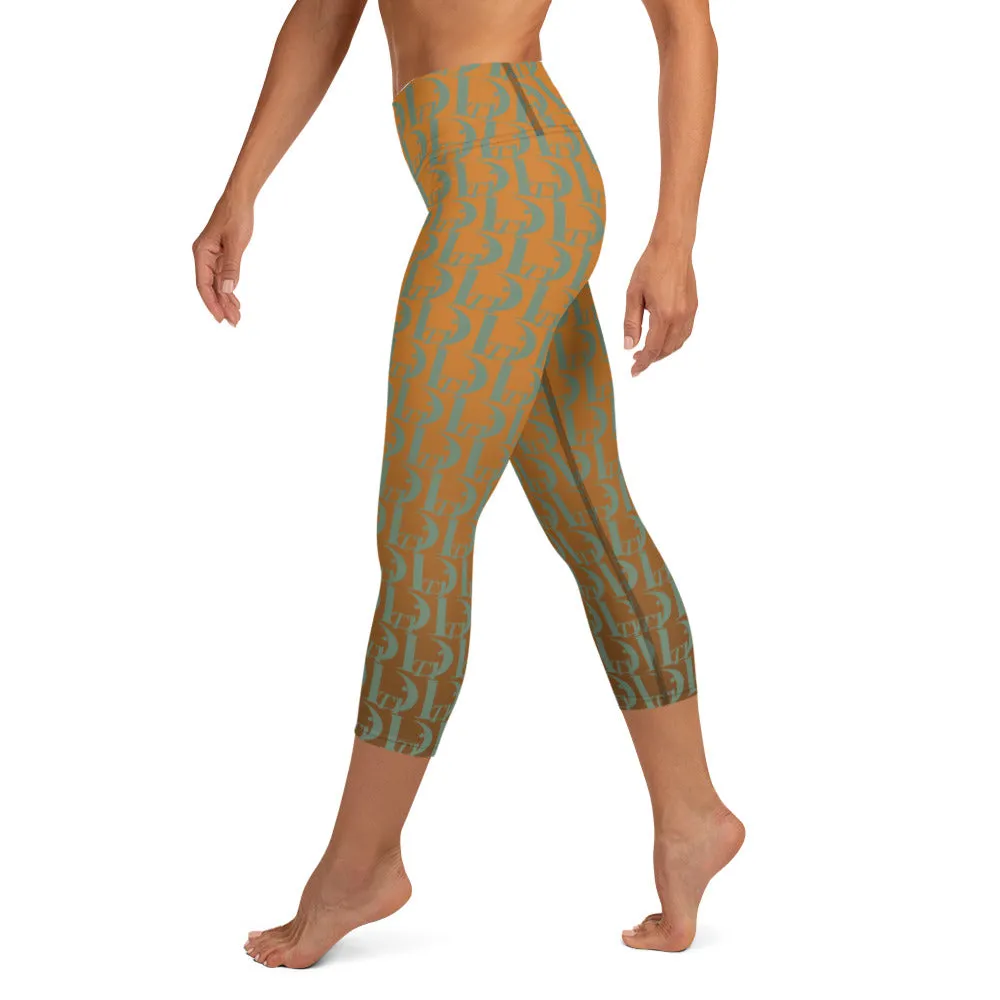 Descendants of the Island Olive Gold Capri Leggings