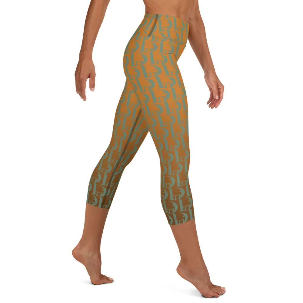 Descendants of the Island Olive Gold Capri Leggings