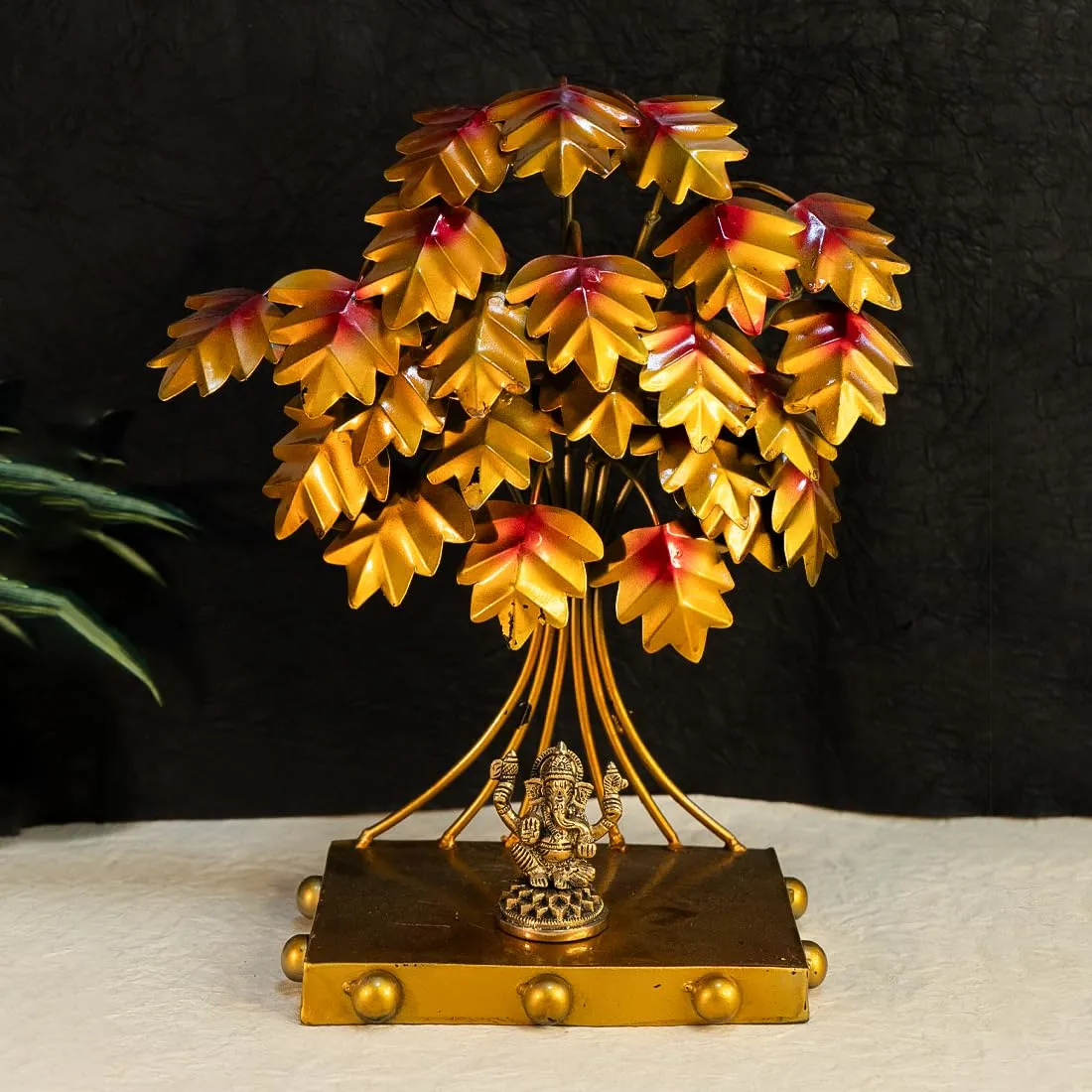 Ekhasa Metal Tree Display Stand for Idols & Decor | Perfect Decorative Item for Living Room, Home Decor, Pooja Mandir, Retail Displays, Hotel Lobbies, Reception Areas, Yoga or Wellness Studios