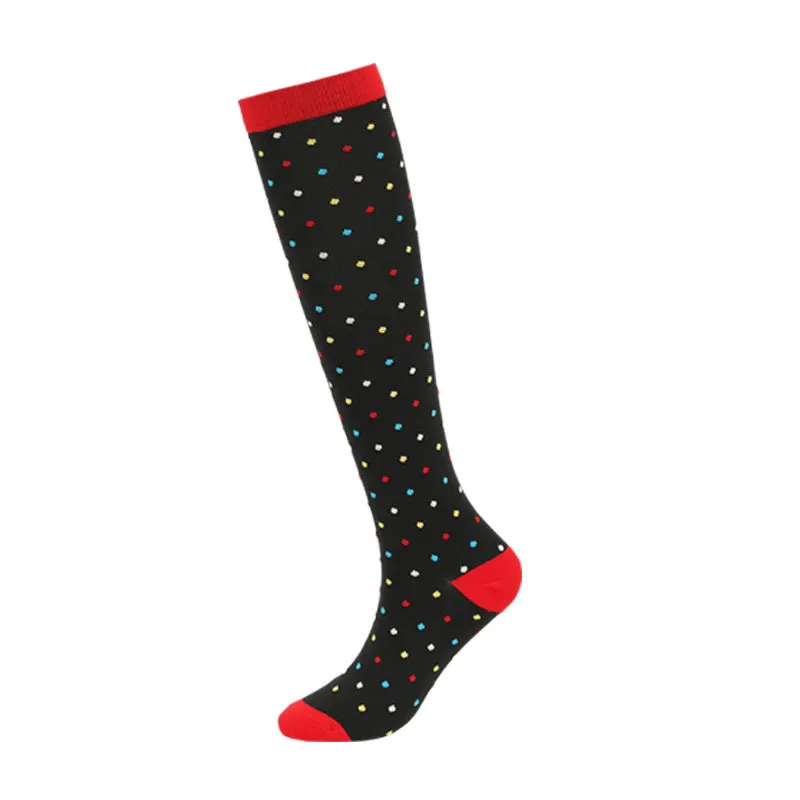 Fashion Calf Length Compression Socks