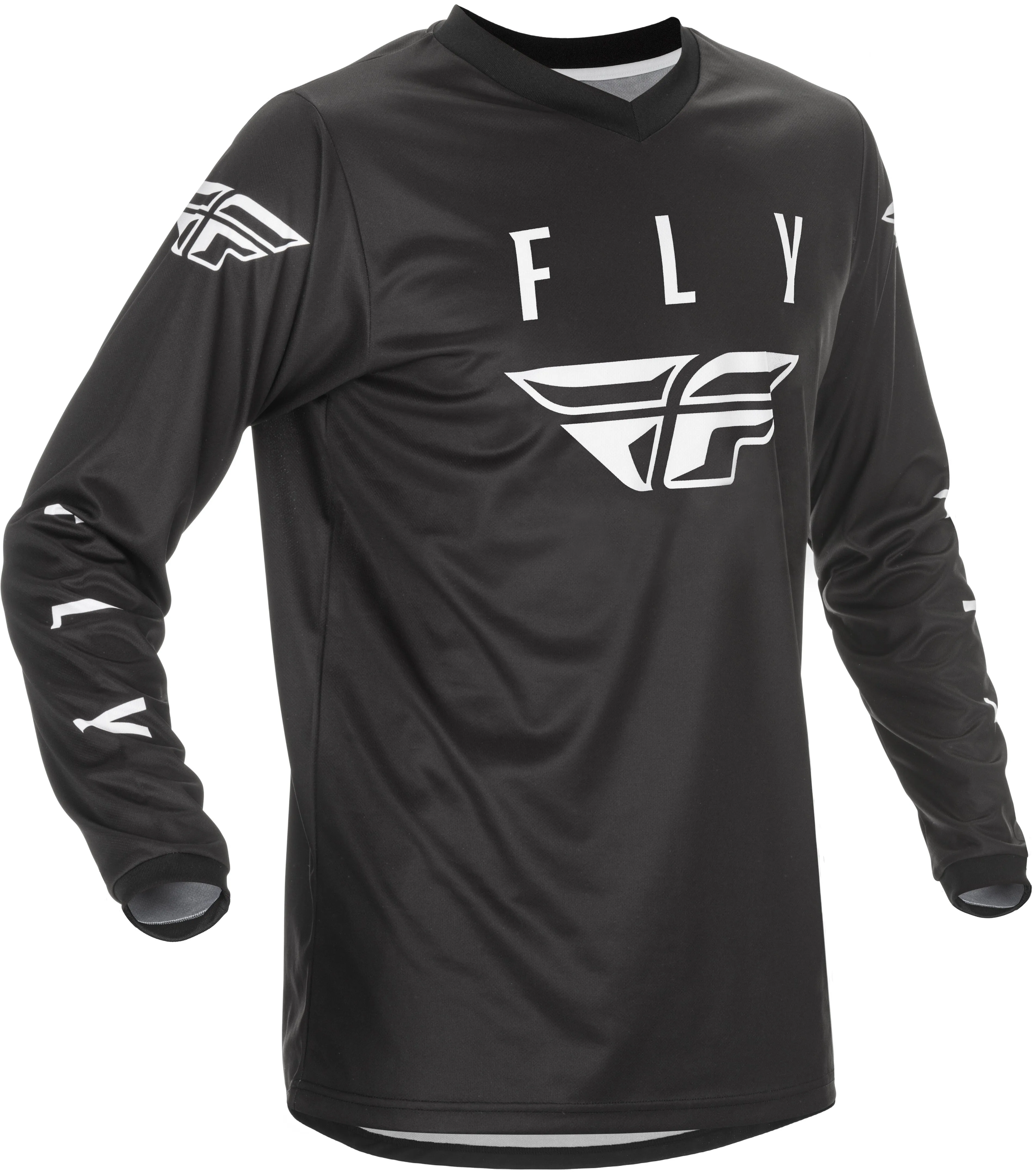 FLY UNIVERSAL JERSEY BLACK/WHITE 2X