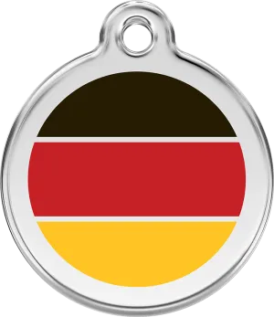 German Flag ID Tag