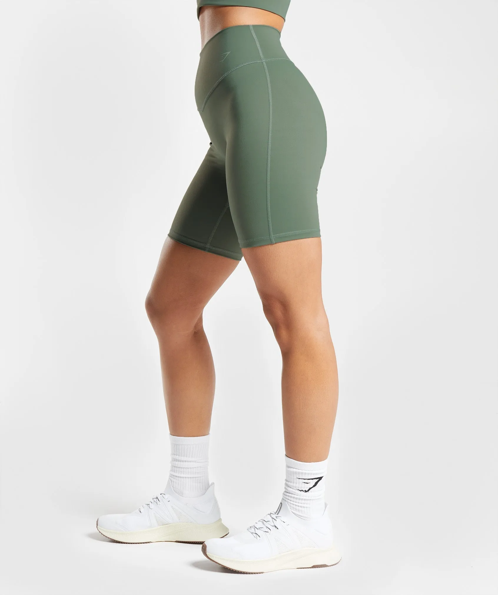 Gymshark Elevate Cycling Shorts - Willow Green