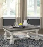 Havalance Gray/White Coffee Table