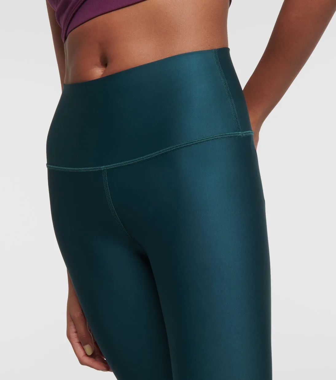 High waisted leggings 7/8 airlift Alo Yoga, green