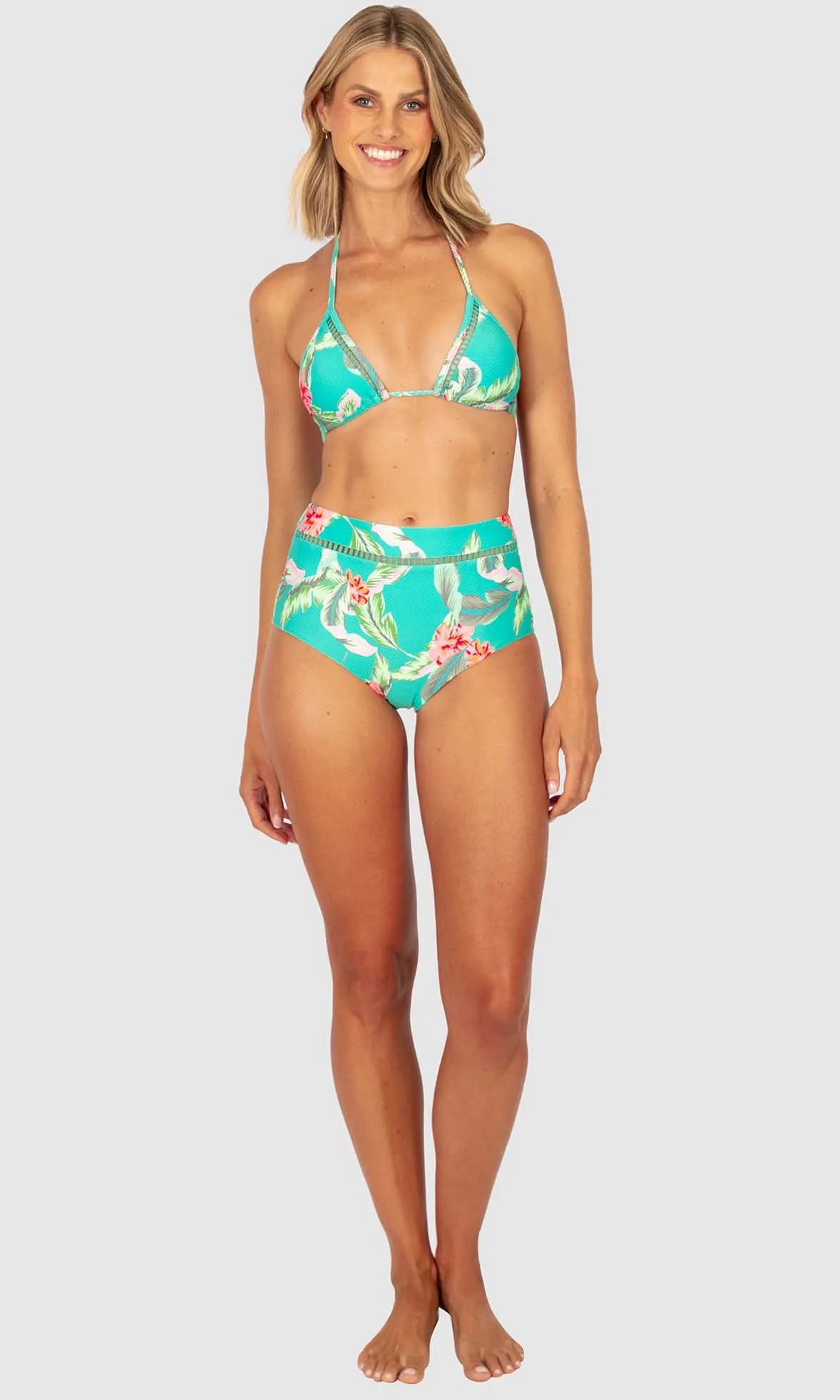 Jamaica High Waist Pant Bikini Bottom, More Colours