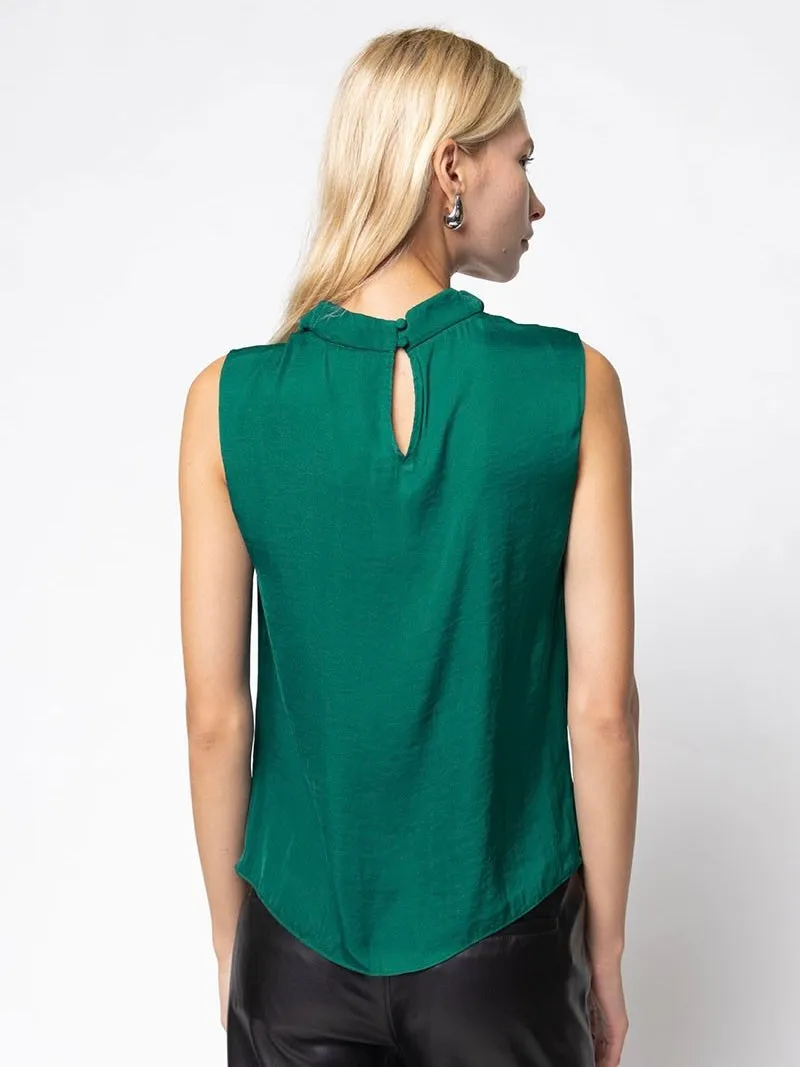 Jessie Draped Sleeveless Top