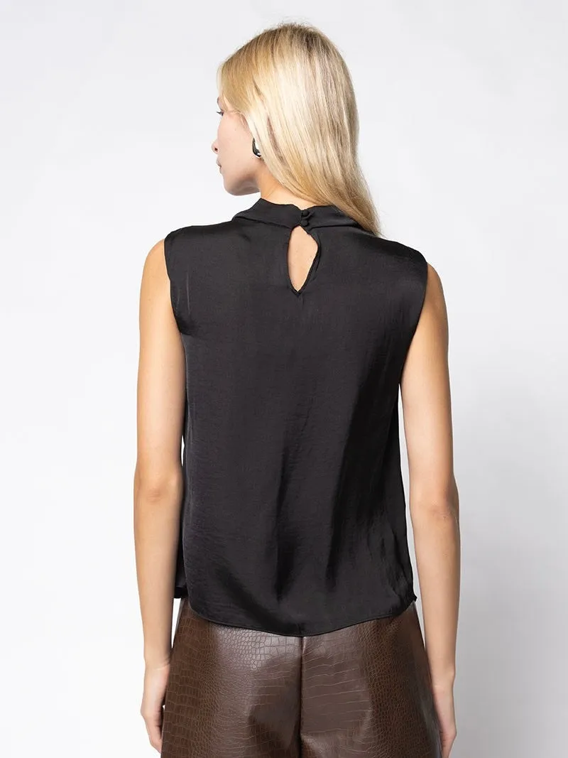 Jessie Draped Sleeveless Top