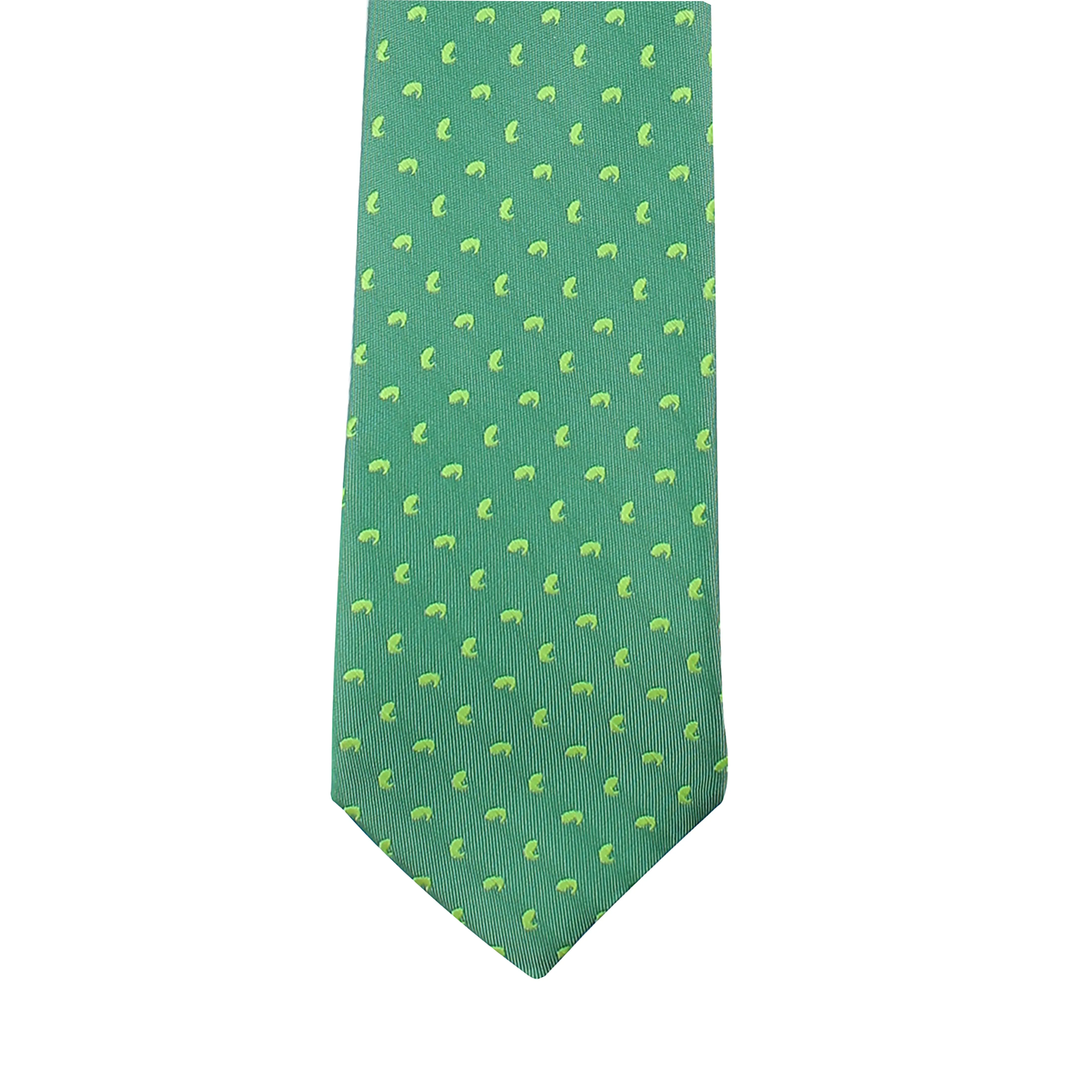 Kovove The Astro Mini Paisley Green Necktie and Pocket Square Gift Box