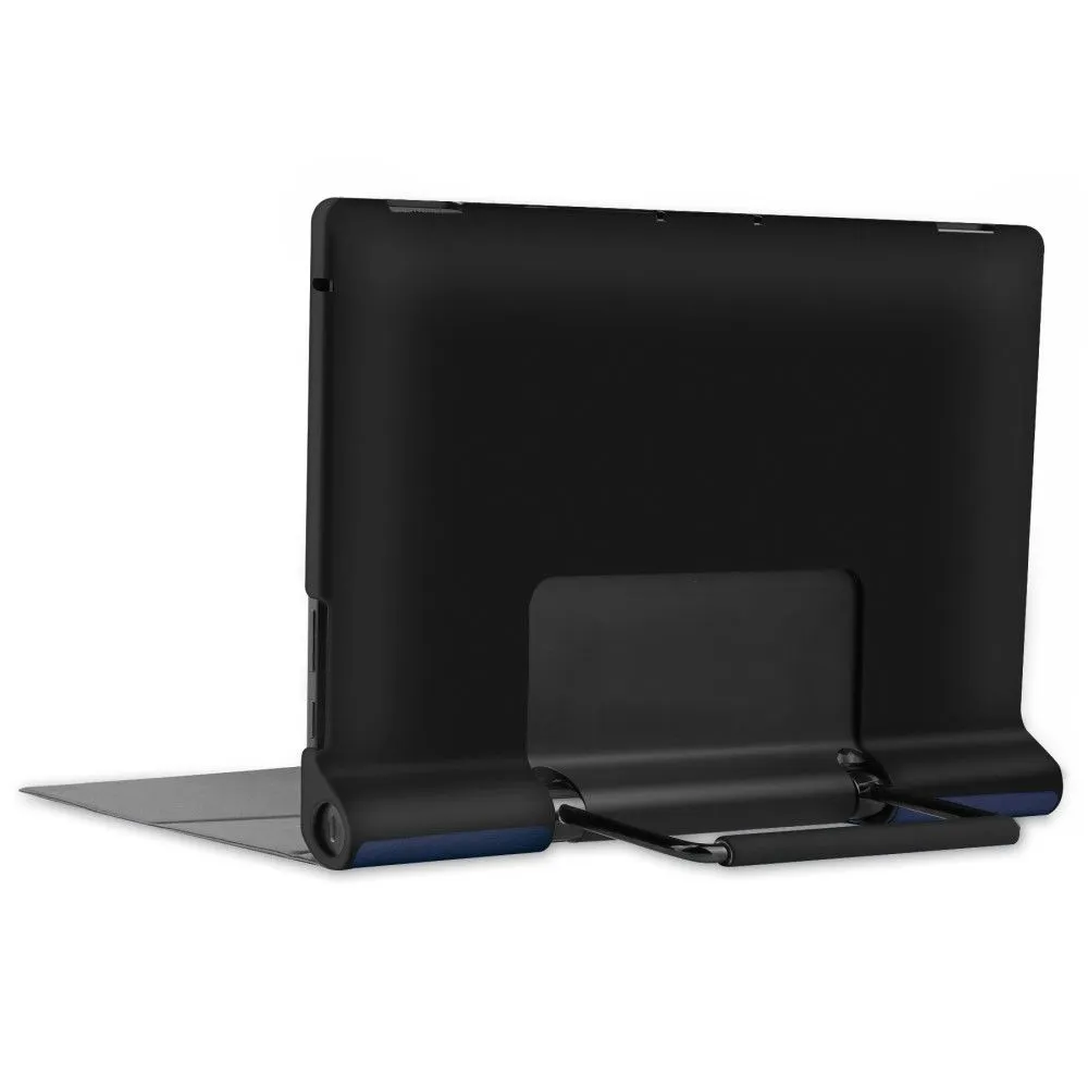 Lenovo Yoga 13 PU leather flip case with kickstand - Blue