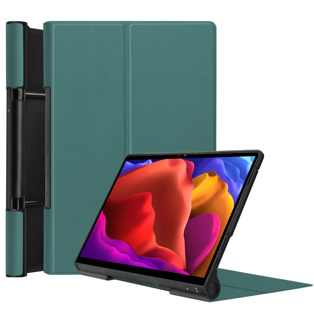 Lenovo Yoga 13 PU leather flip case with kickstand - Dark Green