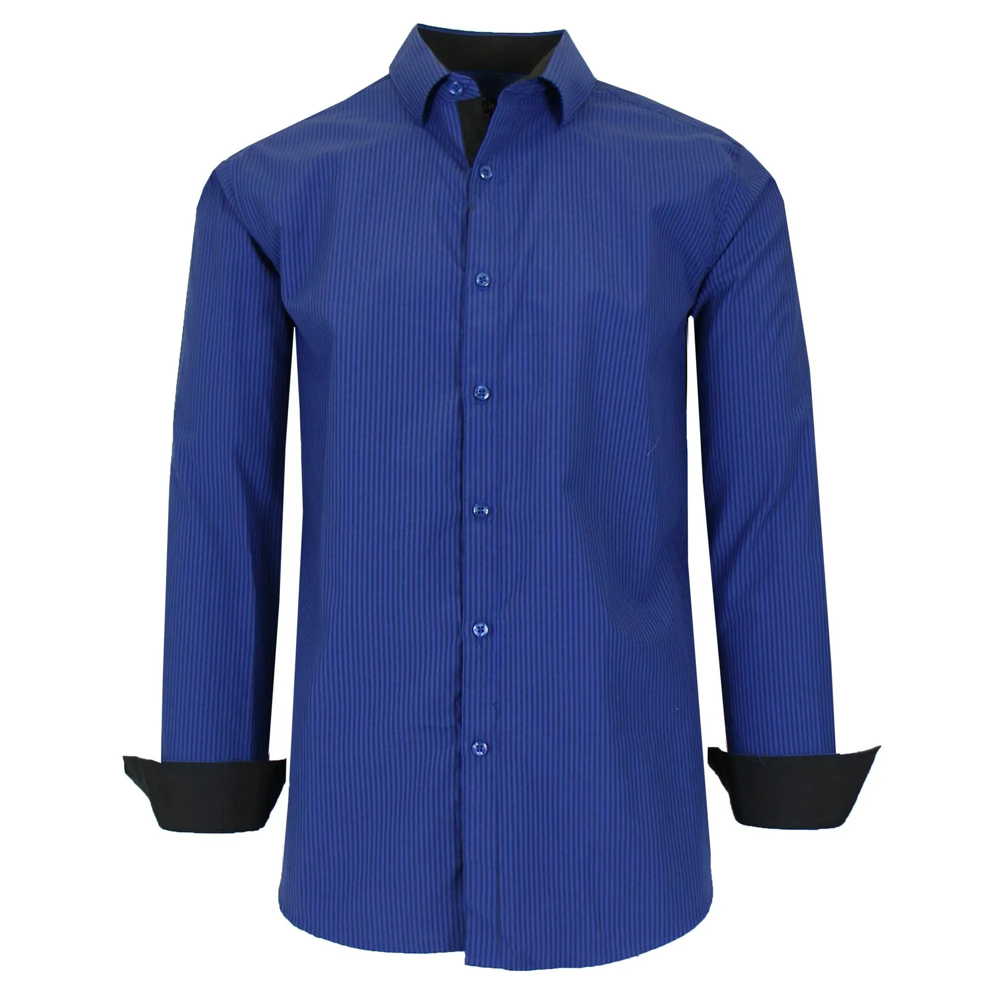 Men's Long Sleeve Slim Fit Dress Shirts (S-2XL)