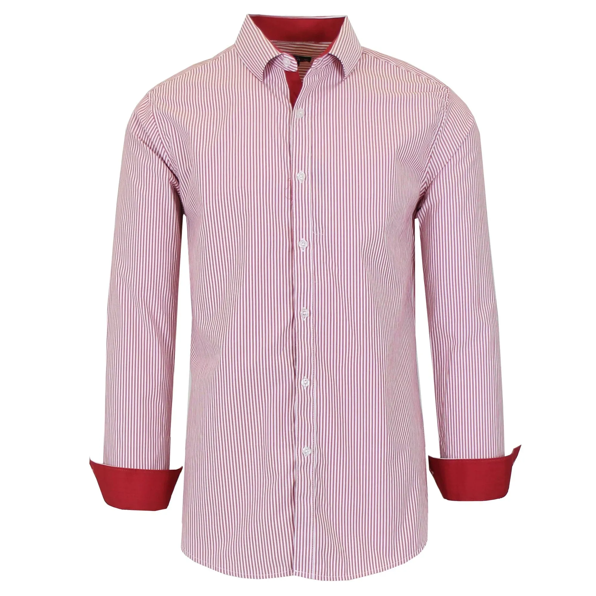 Men's Long Sleeve Slim Fit Dress Shirts (S-2XL)