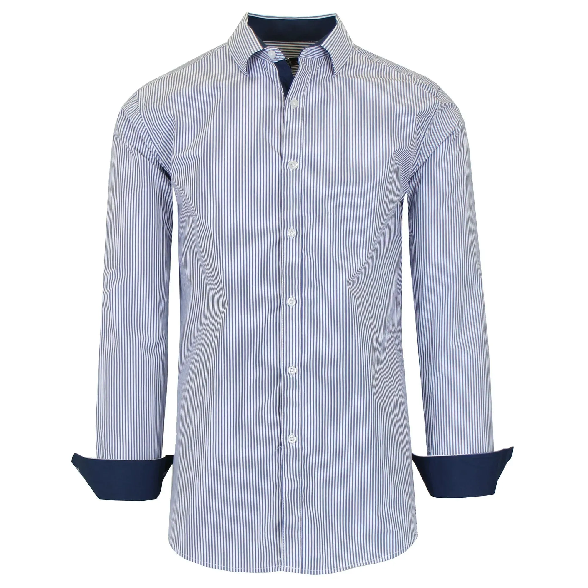 Men's Long Sleeve Slim Fit Dress Shirts (S-2XL)