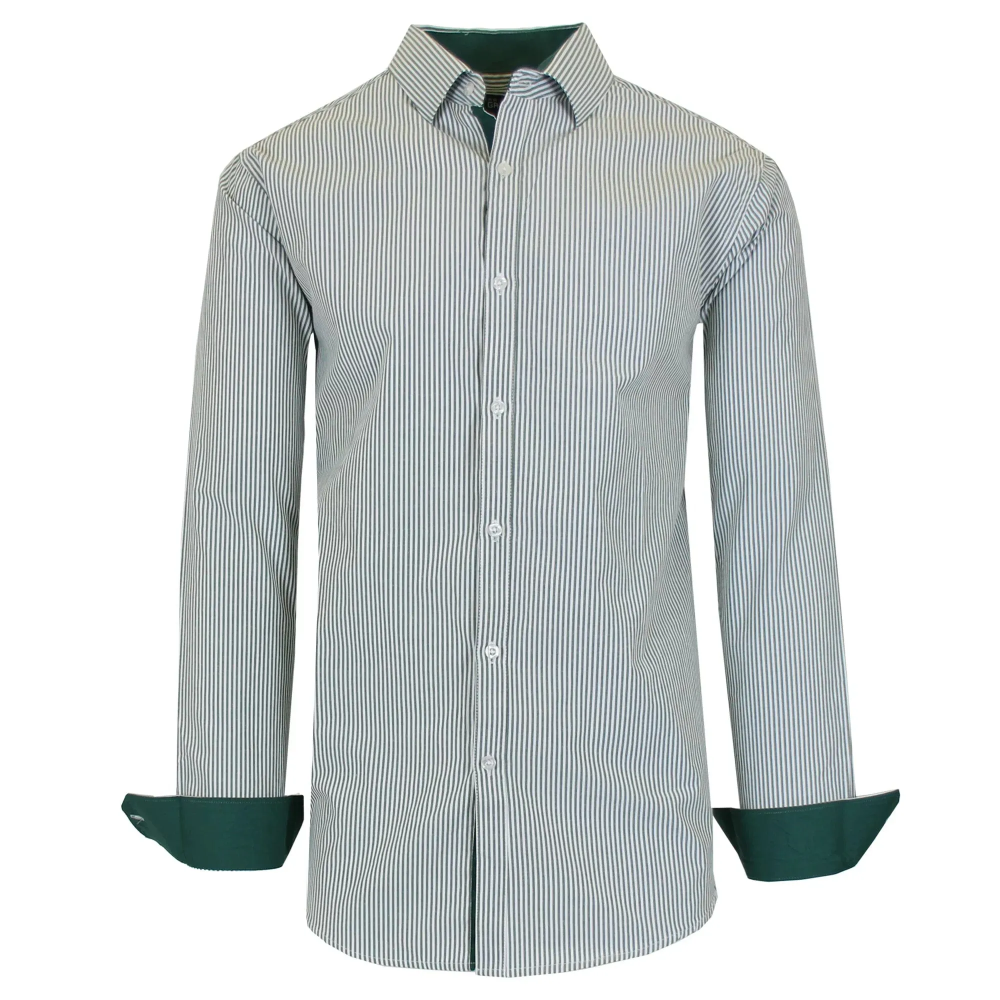 Men's Long Sleeve Slim Fit Dress Shirts (S-2XL)