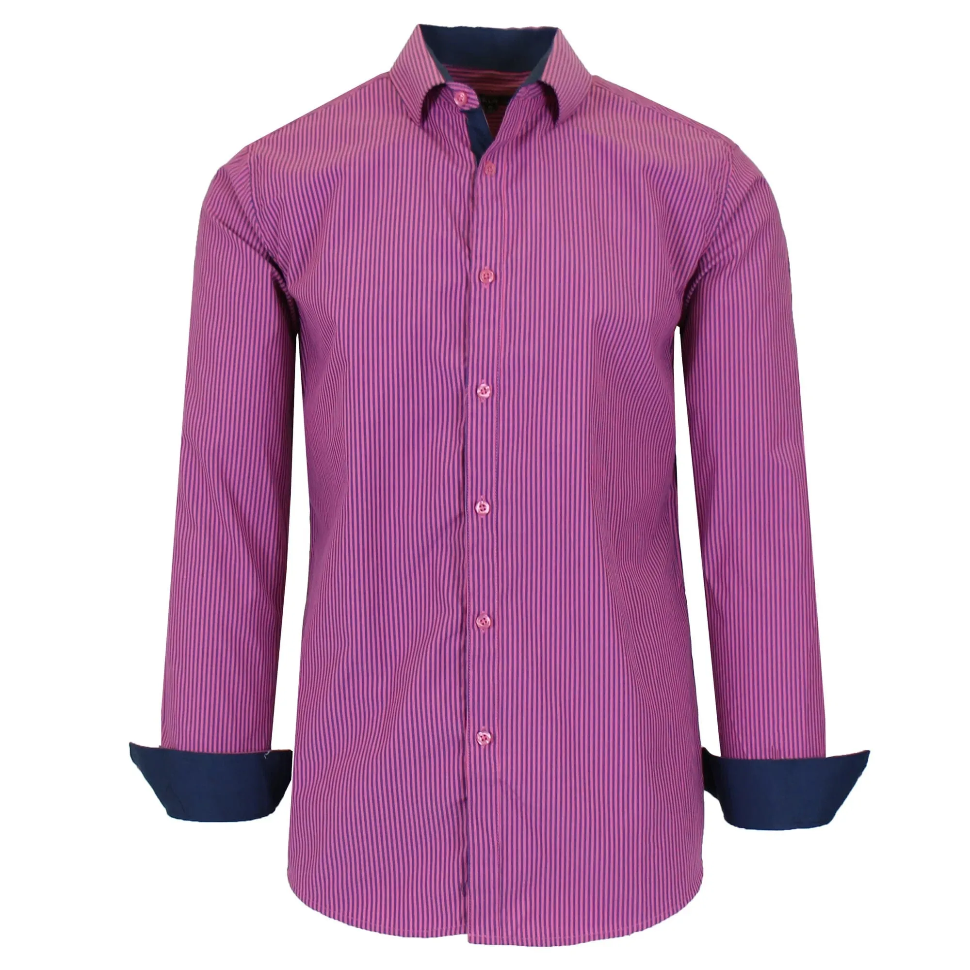 Men's Long Sleeve Slim Fit Dress Shirts (S-2XL)