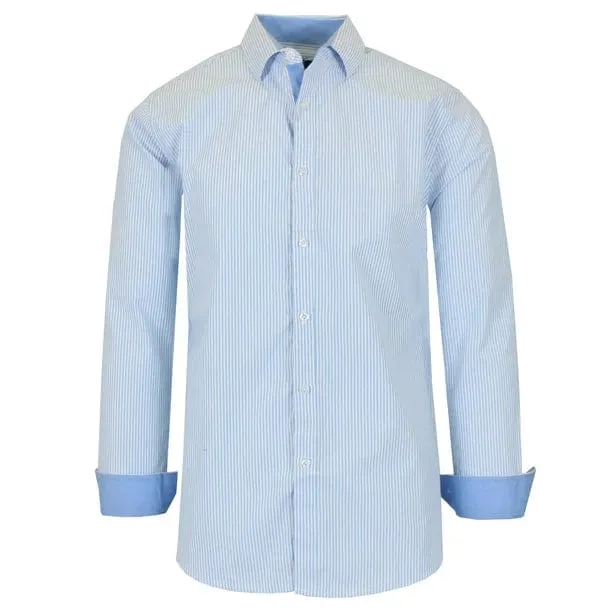 Men's Long Sleeve Slim Fit Dress Shirts (S-2XL)