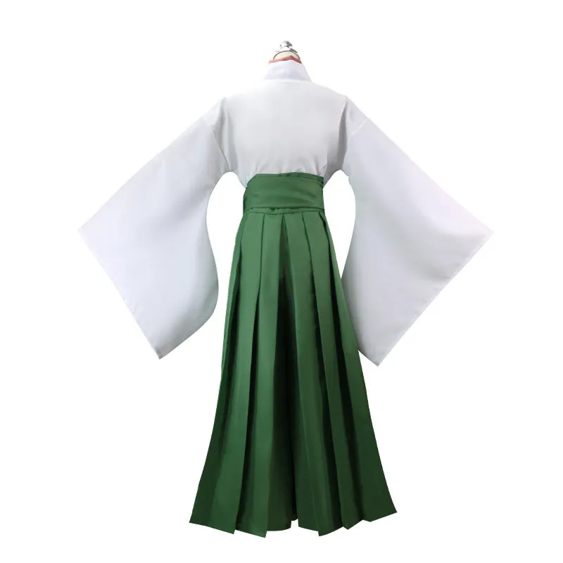 Miko Shrine Maiden Green Hakama Set