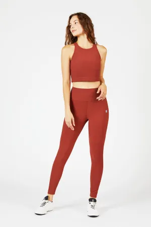 Nancy ribbed legging amber