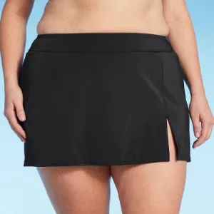 New - Lands' End Women's Tummy Control Swim Skirt Swimwear Skort Bottom UPF 50 