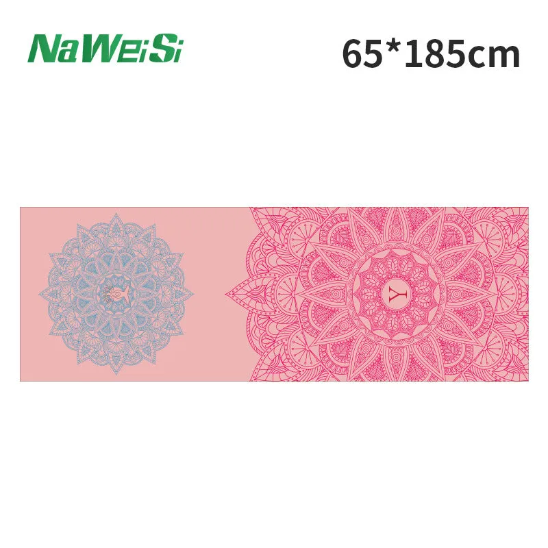 new style yoga towel personalized printed towel double-sided velvet microfiber yoga mat