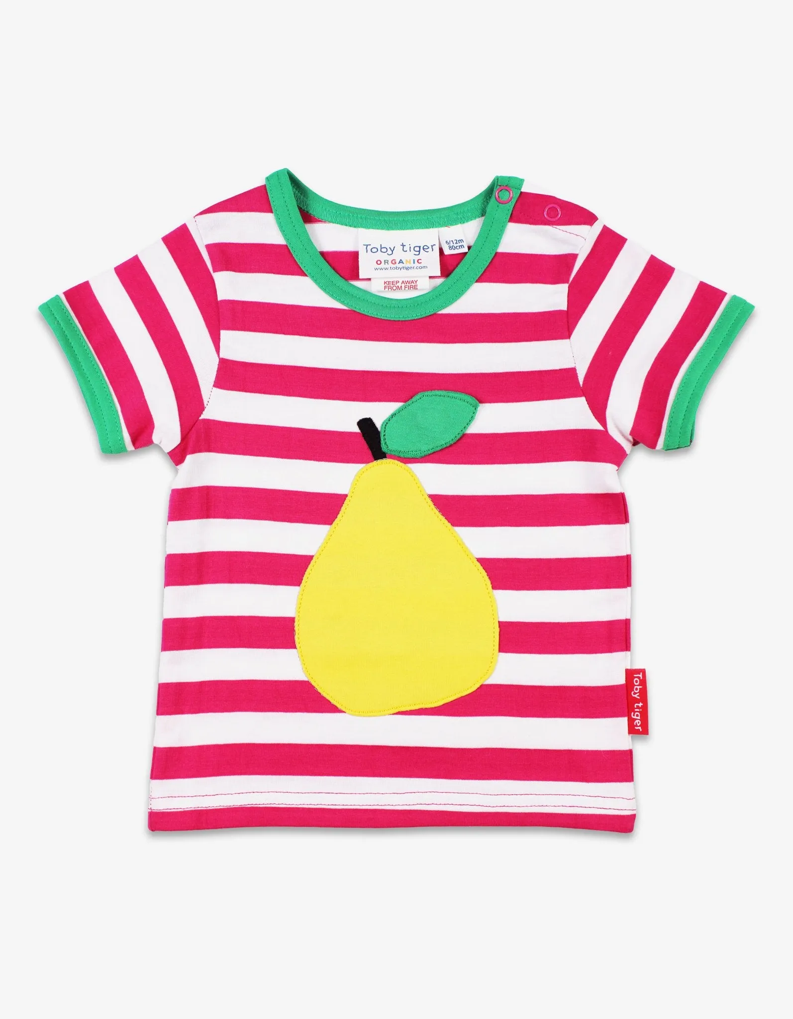 Organic Pear Applique T-Shirt