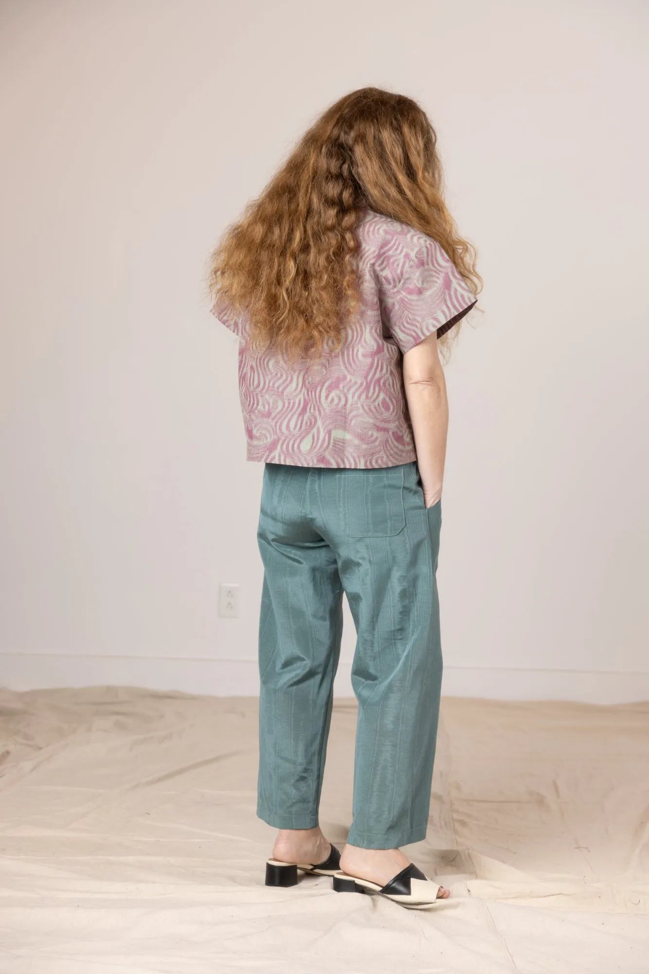 Patch Elastic Waist Pant - Juniper