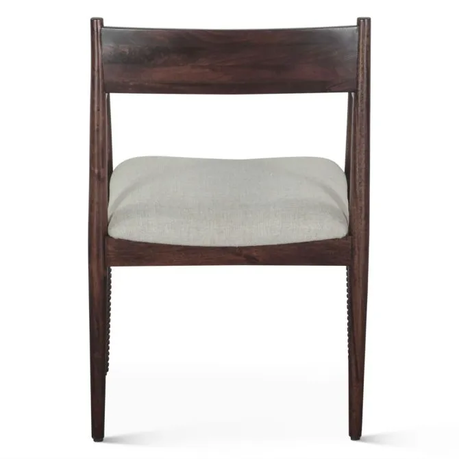 Provence Upholstered Dining Chair in Dark Sienna