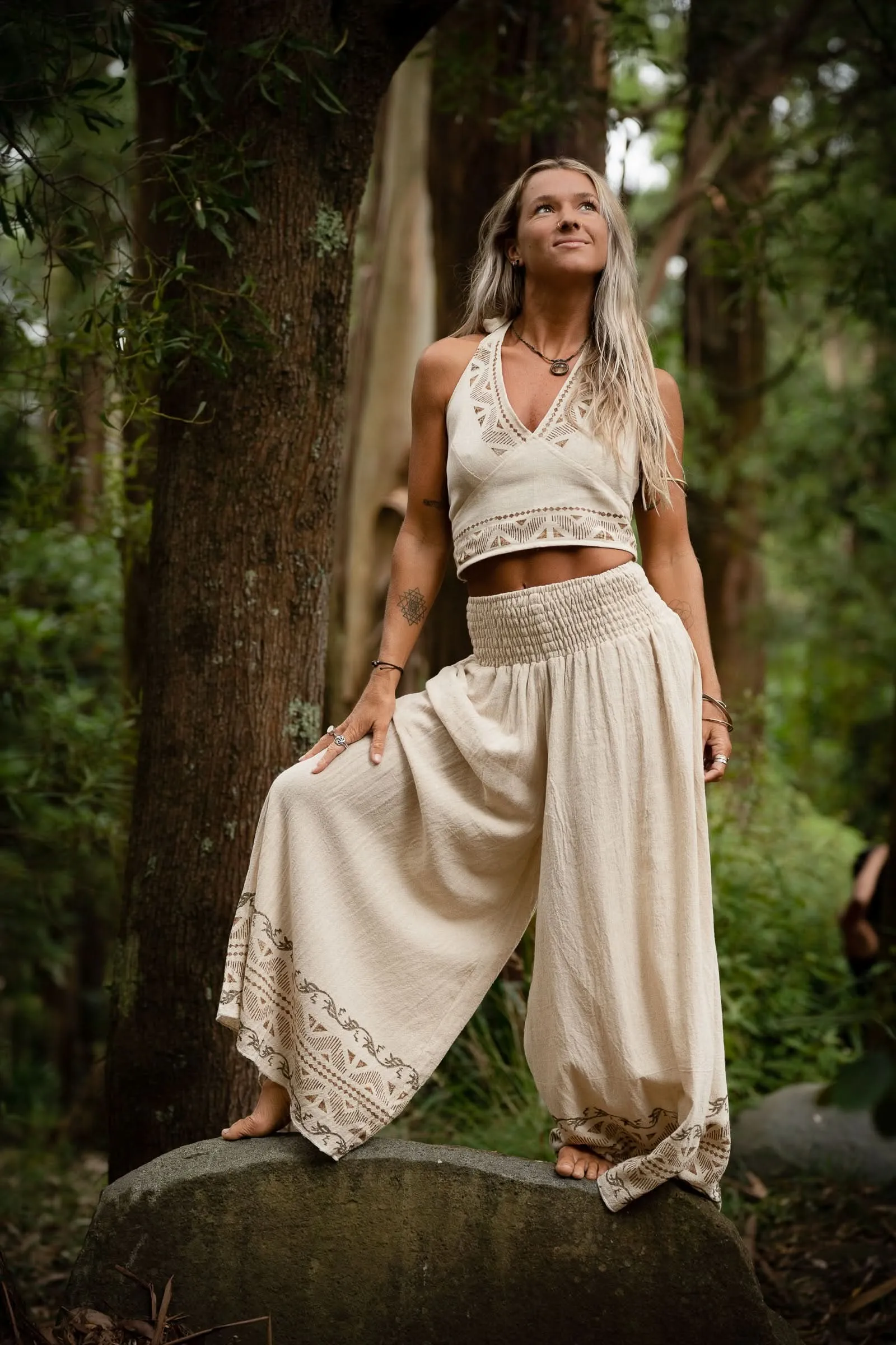 River Wide Pants - Sand