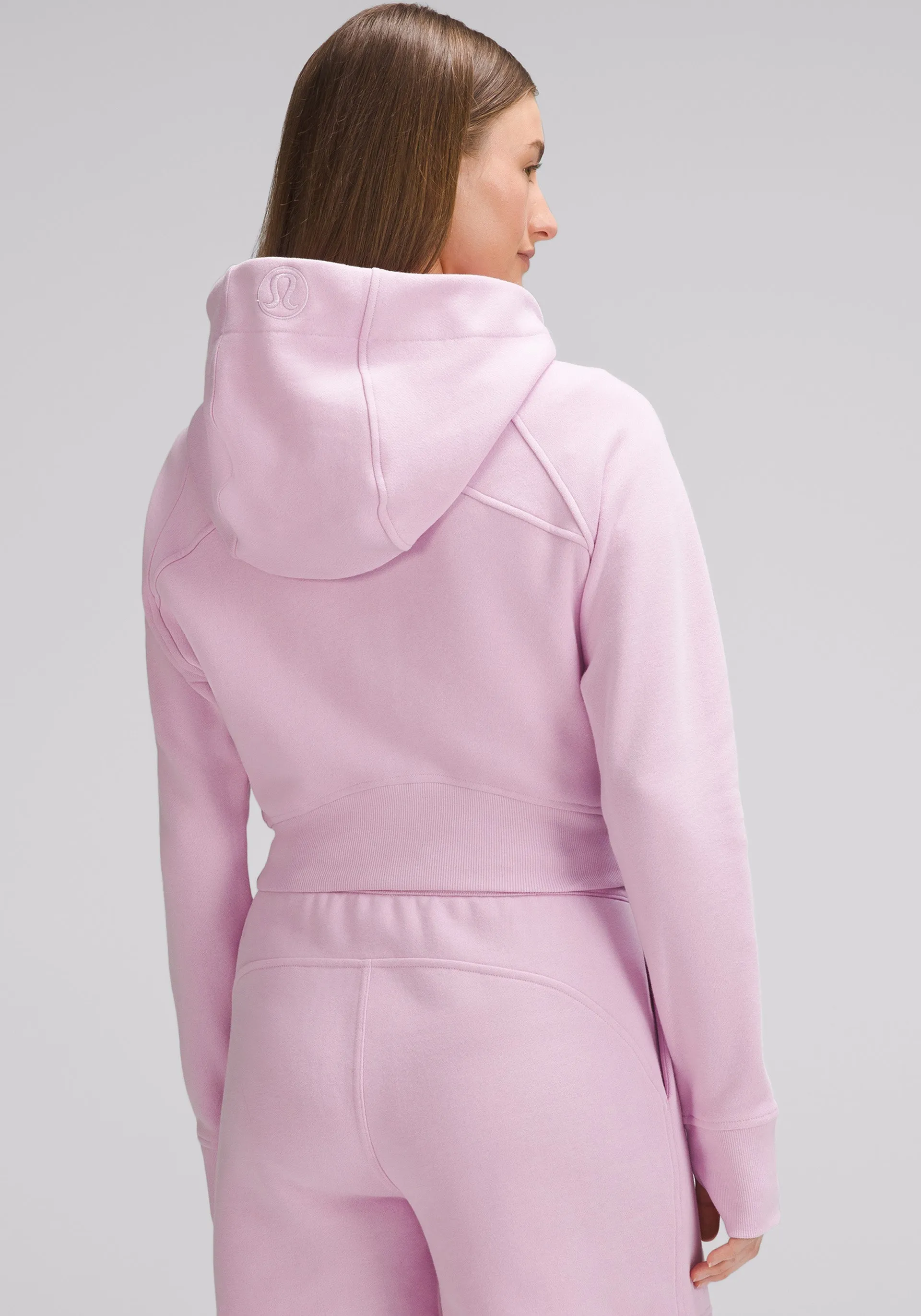 Scuba Full-Zip Cropped Hoodie