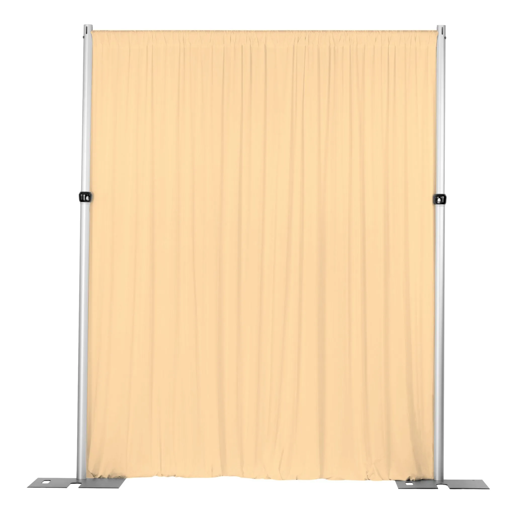 Spandex 4-way Stretch Backdrop Drape Curtain 12ft H x 60" W - Champagne