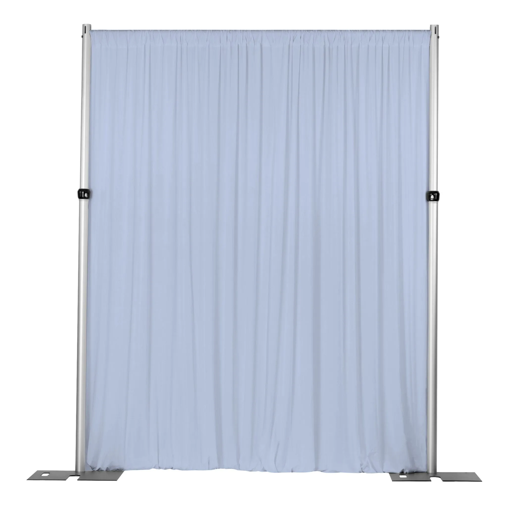 Spandex 4-way Stretch Drape Curtain 10ft H x 60" W - Dusty Blue